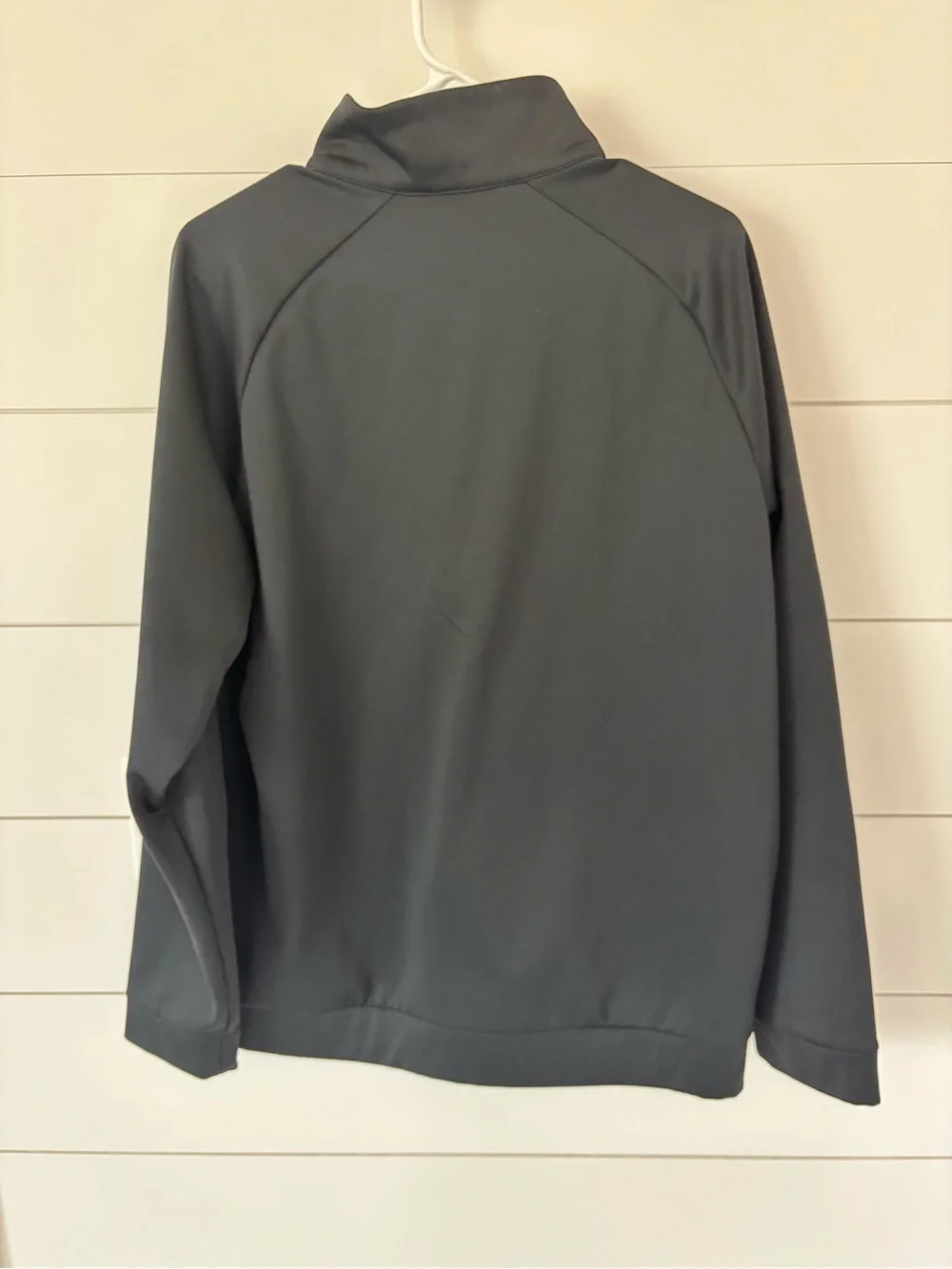 Nike Black Dri-FIT Pullover with Subtle Logo Trim-Large